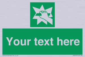 Custom Break Glass Sign